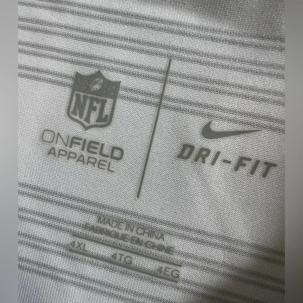 Nike Dri Fit Philadelphia Eagles Polo Shirt Men’s 4XL White NFL Golf - Picture 5 of 11